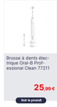 OralB Professional Clean 77211 Elektrische Zahnbrste Wei