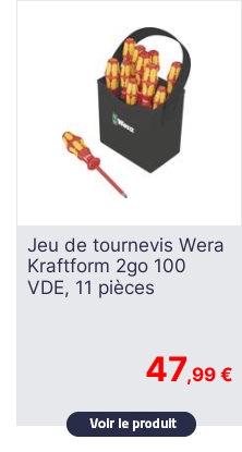 Wera Kraftform 2go 100 VDE SchraubendreherSet 11teilig Schlitz Kreuzschlitz Pozidriv Kreuzschlit