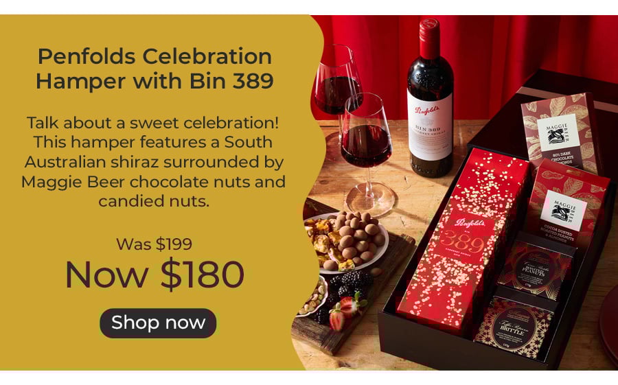 Penfolds Celebration Hamper with Bin 389