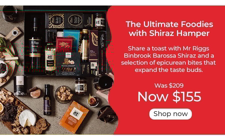 The Ultimate Foodies with Shiraz Hamper