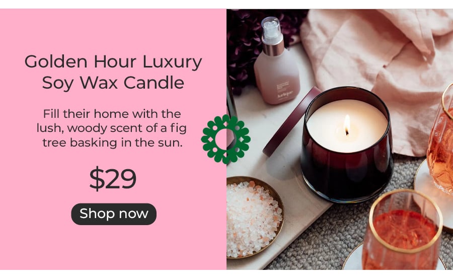 Golden Hour Luxury Soy Wax Candle