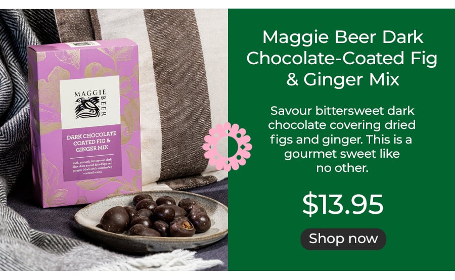 Maggie Beer Dark Chocolate-Coated Fig & Ginger Mix