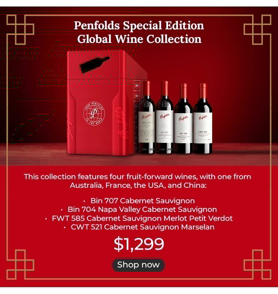 Penfolds Special Edition Global Wine Collection