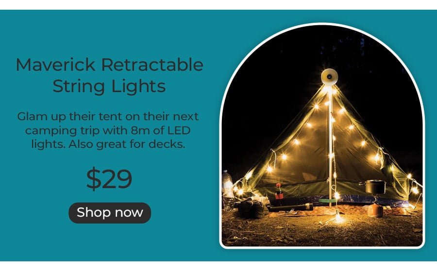Maverick Retractable String Lights