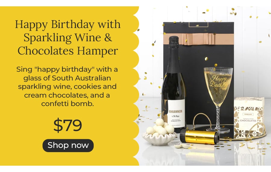 Happy Birthday with Sparkling Wine & Chocolates Hamper