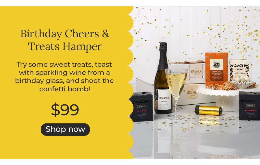 Birthday Cheers & Treats Hamper