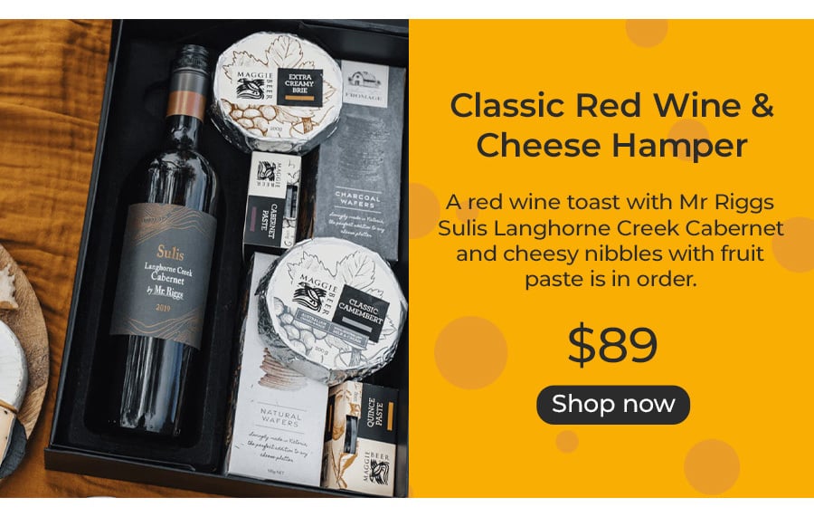 Classic Red Wine & Cheese Hamper