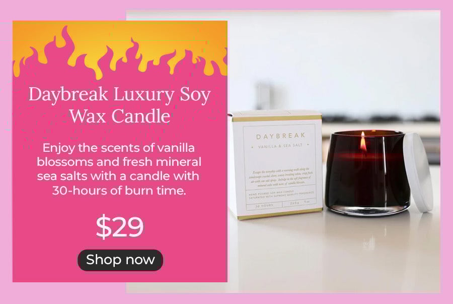 Daybreak Luxury Soy Wax Candle