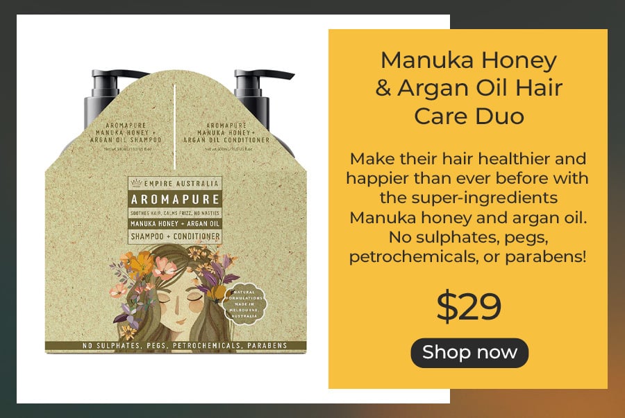 Manuka Honey & Argan Oil Hair Care Duo