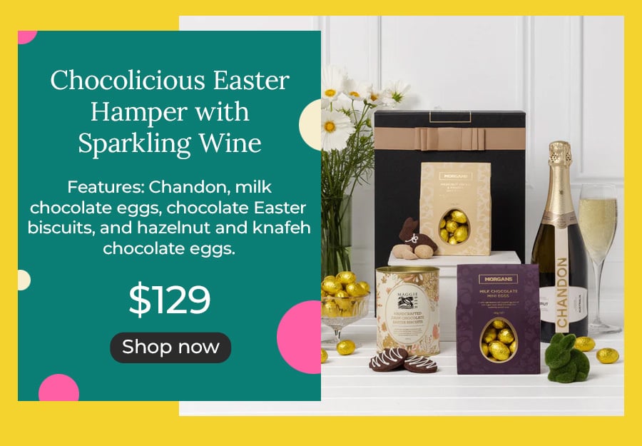 Chocolicious Easter Hamper with Sparkling Wine