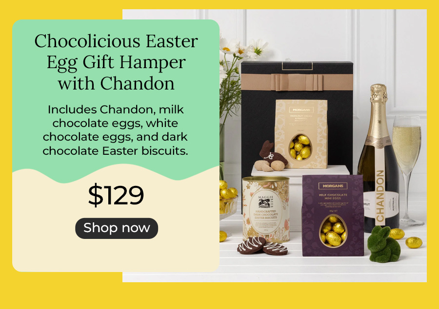 Chocolicious Easter Egg Gift Hamper with Chandon