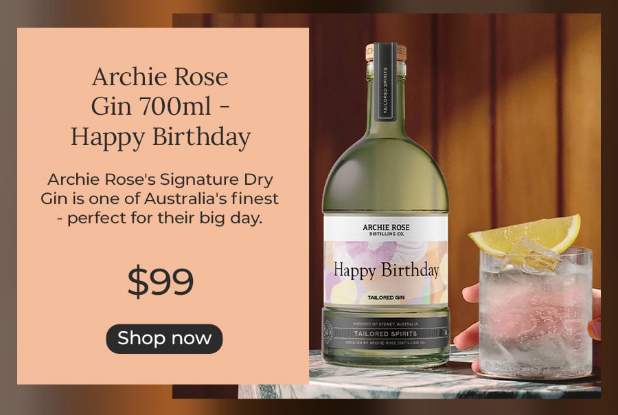 Archie Rose Gin 700ml - Happy Birthday