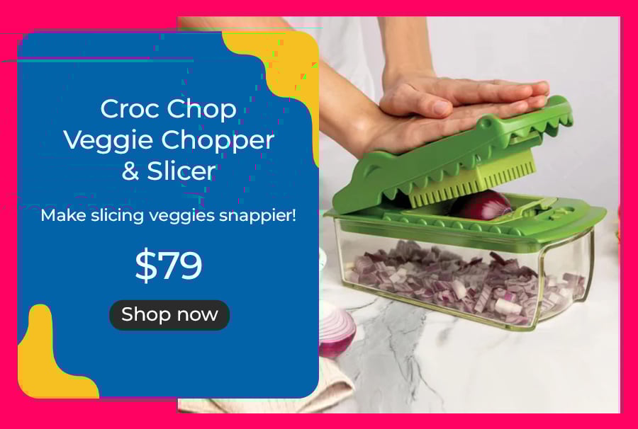 Croc Chop Veggie Chopper & Slicer