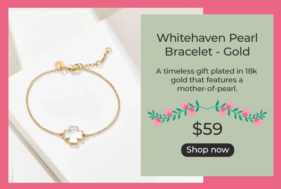 Whitehaven Pearl Bracelet - Gold