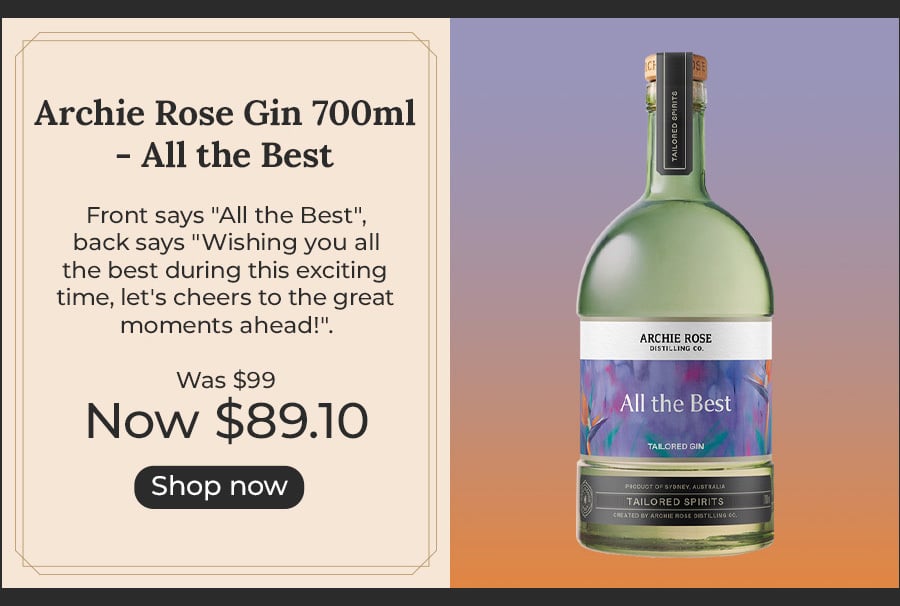 Archie Rose Gin 700ml - All the Best