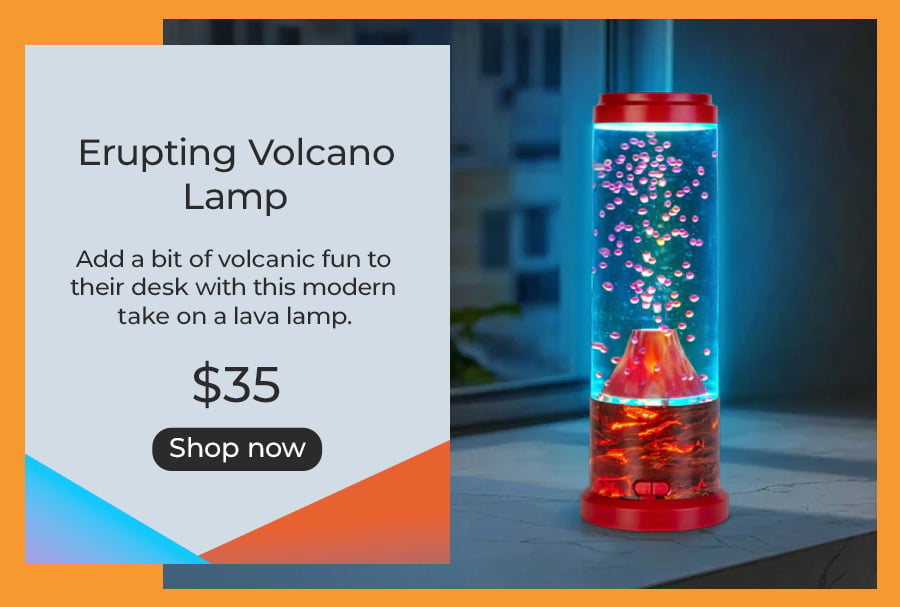 Erupting Volcano Lamp