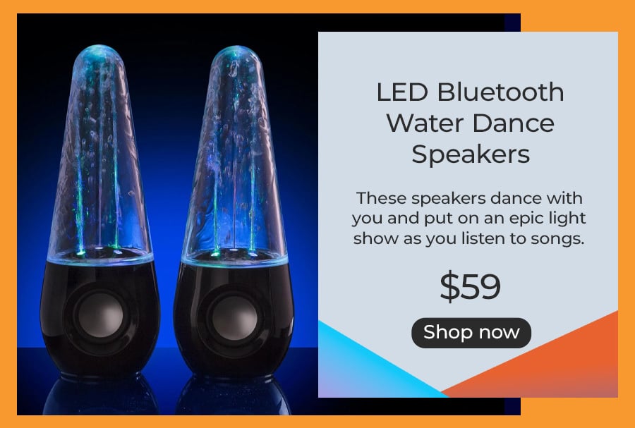 LED Bluetooth Water Dance Speakers