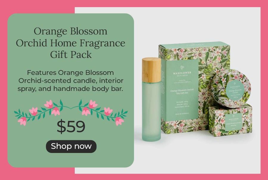 Orange Blossom Orchid Home Fragrance Gift Pack