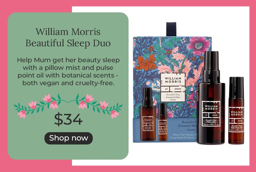 William Morris Beautiful Sleep Duo