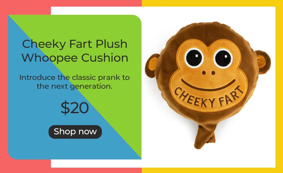 Cheeky Fart Plush Whoopee Cushion