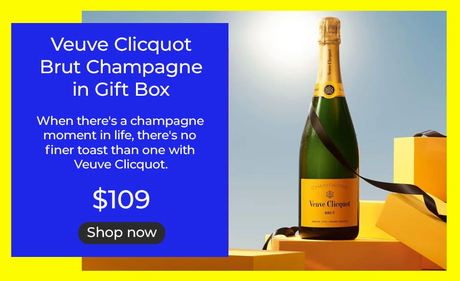 Veuve Clicquot Brut Champagne in Gift Box