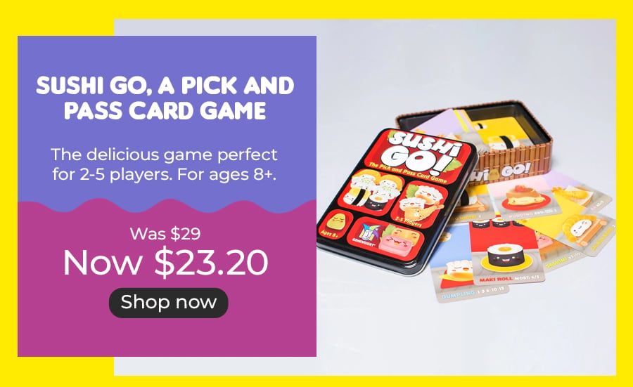 Sushi Go, A Pick & Pass Card Game