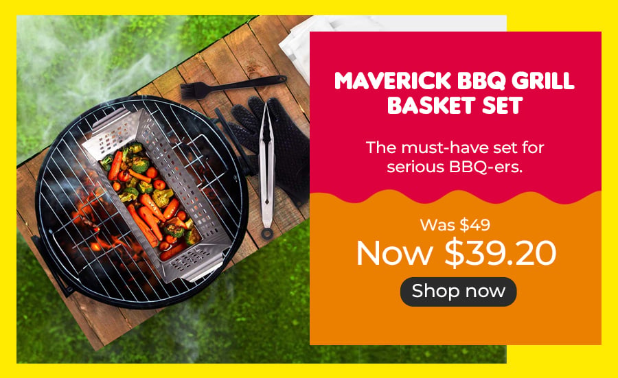 Maverick BBQ Grill Basket Set