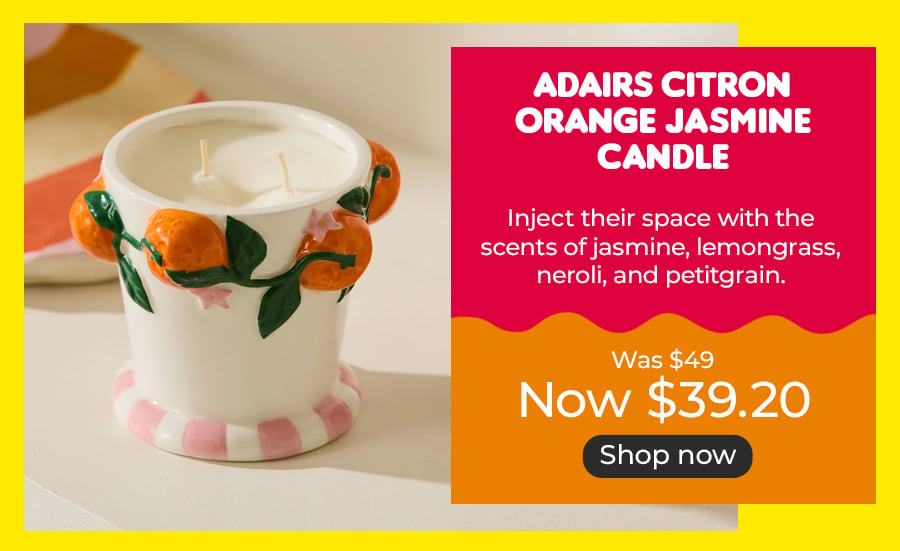 Adairs Citron Orange Jasmine Candle