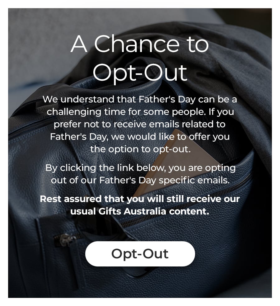 A Chance to Opt-Out 