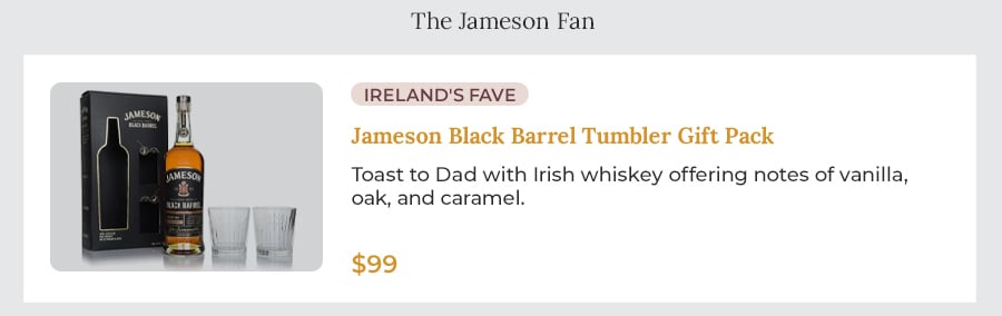 Jameson Black Barrel Tumbler Gift Pack