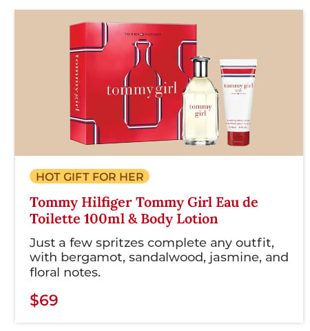Tommy Hilfiger Tommy Girl Eau de Toilette 100ml & Body Lotion
