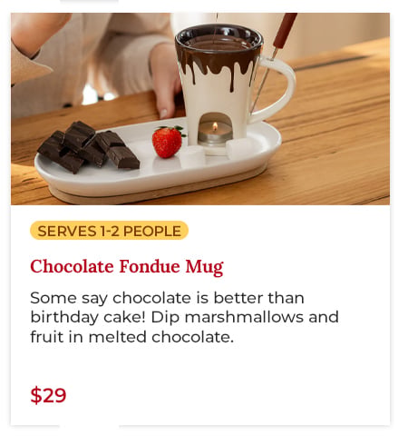 Chocolate Fondue Mug