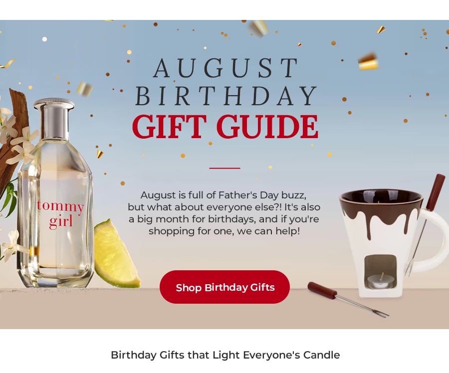 Shop Birthday Gifts