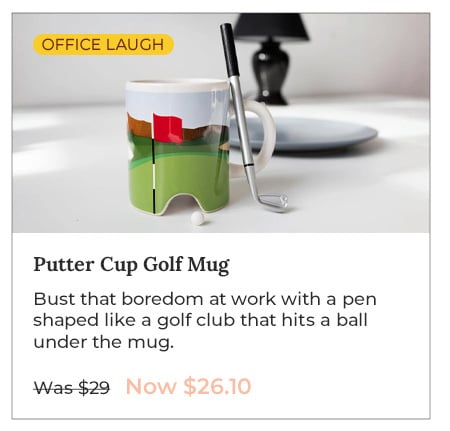 Putter Cup Golf Mug
