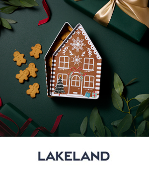 Lakeland - Christmas gingerbread house kitchen tin