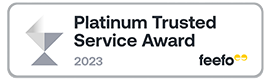 Feefo: Platinum Trusted Service Award