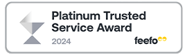 Feefo: Platinum Trusted Service Award