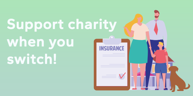 Support charity when you switch!