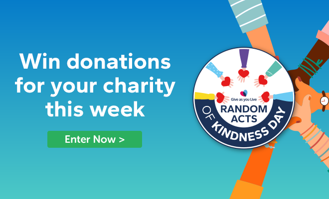 Win donations for your charity this week