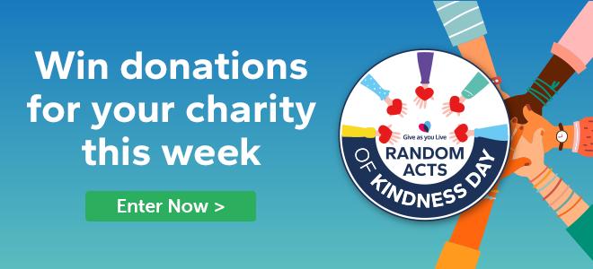 Win donations for your charity this week