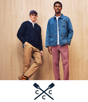 Crew Clothing - Two men wearing spring layers from Crew Clothing