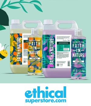 Ethical Superstore - Faith in Nature large refill bottles