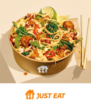 Just Eat - Healthy noodle dish in Just Eat container