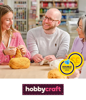 Hobbycraft - Group of adults knitting