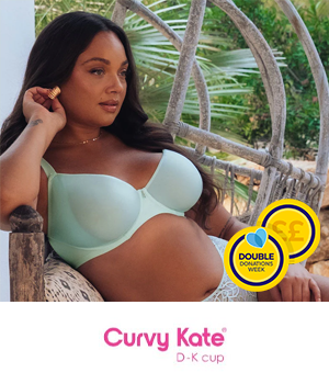 Curvy Kate - Woman wearing a black sports bra