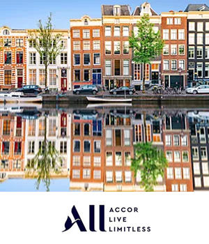 ALL Accor - Amsterdam row of houses beside river