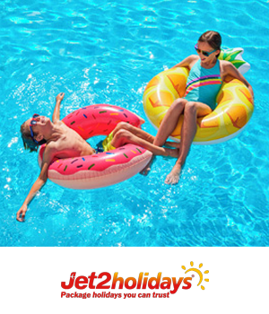 Jet2Holidays - Two children playing in the pool