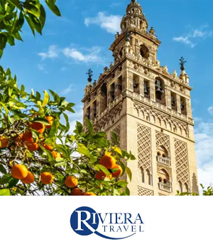 Riviera - Cathedral building in Seville, Spain