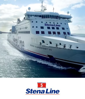 Stena Line - Ferry wading through the sea