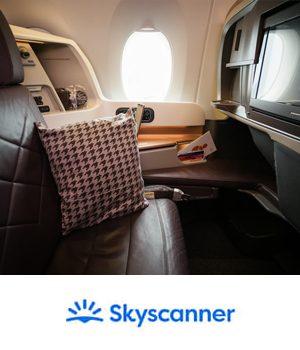 Skyscanner - Premium flight interior